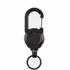 Amazon Mosquetão de aço 1,0 mm para uso externo com fivela de puxar fácil fivela de mochila chaveiro retrátil de puxar fácil