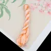 Hilo de Seda Sin Torcer, Envoltura Tradicional de Flor de Terciopelo, Materiales Hechos a Mano, Hilo de Seda Sin Retorcer, Venta al por Mayor de Accesorios Hanfu
