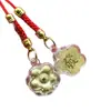 Colgante de la Fortuna de Nuevo Estilo, Colgante de Hilo Rojo de Buena Suerte en Oro, Regalo para Evento de Transmisión en Vivo de Celebración de Tienda de Año Nuevo