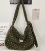 510172 Nova Bolsa Transversal de Pelúcia Coração Outono e Inverno Sacola de Compras Sacola de Compras Bolsa Transversal de Ombro Lona Grande Capacidade