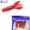 7.5cm/5.5g Cangrejo martillo Cebo blando cola de rodillo camarón pescado cebo equipo de pesca cebo biónico falso camarón cebo Luya