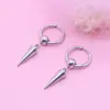 Pendientes de Acero Inoxidable con Forma de Cono Apuntado Transversales Europeos y Americanos, Pendientes Colgantes de Moda para Hombres y Mujeres, Pendientes Listos para la Venta