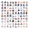 100 Piezas de Pegatinas de Graffiti de la Princesa Kaguya Superdimensionales para Decoración Transfronteriza de Maletas, Fundas de Teléfono y Cuadernos al por Mayor