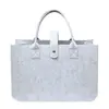 Bolsa de Compras de Fieltro Personalización Lote Pequeño Impresión de LOGOTIPO Bolso Sencillo Bolsa de Almacenamiento para Regalo Regalo Publicitario