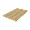 Painel de Parede Grelha de Fibra de Madeira de Bambu Painel de Parede de Fundo de Madeira Ecológica Painel de Parede Decorativo de Encaixe Autoinstalável Placa Triangular 170