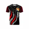 Ropa deportiva casual polinesia brasileña transfronteriza nueva comercio exterior camiseta impresa en 3D cuello redondo manga corta transfronterizo