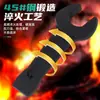 Llave de impacto de mango recto, llave multiespecificación, llave de boca abierta de cabeza única métrica para reparación de automóviles