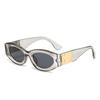 2024 Oval Full Frame Moda Casual All-match Óculos de Sol Homens e Mulheres Viagem Dirigir Andar Protetor Solar Óculos de Sol