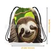 Paquete de Perezoso Perezoso de Bolsillo Fiesta de Cumpleaños para Niños Mochila con Cordón Bolsa de Almacenamiento Portátil Transfronterizo