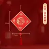 2026 Año del Caballo Estilo Nuevo Cartulina Roja Gruesa con el Carácter '' para Creación de Caligrafía Manuscrita Personalizada