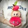 [Solo ropa] la primera y segunda generación llavero colgante de ropa Labubu tela de tirar para la colección de trajes de Año Nuevo Navidad