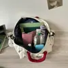 Bolsa de viagem transfronteiriça de alta qualidade, elegante, com laço, de grande capacidade, mala de bagagem, bolsa de ombro, bolsa tote acolchoada, bolsa de academia e bolsa de mão