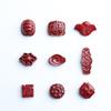 Minério cru cinábrio para atrair riqueza para o tesouro Buda palavra bênção palavra lingote de prata nó chinês shell auspicioso nuvem bead acessórios imperador roxo ouro areia