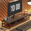 Soporte para Monitor de Computadora Elevador de Escritorio Estante Base de Pantalla para Escritorio de Oficina Soporte para Teclado