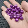 Cuentas sueltas de jade cuarzo púrpura roca Cuentas sueltas de jade pulsera diy collar de mica púrpura cuentas sueltas accesorios de joyería cuentas sueltas