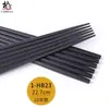 Palillos de Hotel Estilo Japonés al por Mayor Aleación Antideslizantes Resistentes al Moho Resistentes a Altas Temperaturas Alambre Retorcido Punta Afilada Juego de 10 Pares Palillos de Vajilla