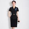 Terno profissional fino de verão, manga curta, feminino, temperamento, hotel, recepção, ferramentas, salão de beleza, joalheria, roupas de trabalho
