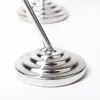 Suporte para Número de Mesa em Aço Inoxidável Clipe para Cartão de Menu de Buffet Suporte para Cartão de Mesa Suporte Vertical para Número de Mesa Suporte para Exibição de Menu de Banquete de Hotel