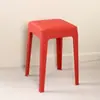 Banco de Plástico con Superficie Suave de PU, Apilable, Adecuado para Salones de Belleza, Manicura, Cambiarse de Zapatos, Uso Doméstico, Restaurante, Hacer Fila y Esperar Comidas