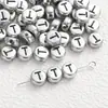 4*7mm Base de Plata Antigua Letra Negra Cuentas de Letra Acrílicas Cuentas Sueltas Accesorios para Joyería DIY Accesorios para Collares Pulseras