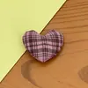 Accesorios para Joyería de Corazón a Cuadros Retro Estrella de Cinco Puntas DIY Pasador para el Cabello Zapatos y Calcetines Accesorios para el Cabello Bolsas Broches de Tela