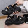 Nuevas Pantuflas EVA de Doble Uso Sandalias y Pantuflas de Verano para Mujer para Exterior Hogar Casual Zapatos de Suela Blanda Zapatos Zapatos con Sensación de Mierda Zapatos de Playa