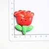 Acessórios de Resina de Girassol Grande e Tulipa Simulados para DIY de Presilhas de Cabelo, Ímãs de Geladeira, Materiais para Tamancos Venda por Atacado