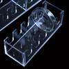 Suporte para placas de Petri de acrílico plástico placa de Petri 5 furos//10 furos suporte transparente acrílico vertical 90/10
