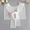 Faixa de Cabelo de Renda Feminina 2025 Nova Lenço Longo de Seda de Alta Qualidade Combinando com Camisa Gravata Fita de Cabelo Lenço Super Fada