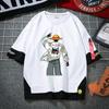 Camiseta de One Piece de manga corta con dibujos animados para hombre y mujer, con el logotipo de Esjobaro, Luffy y Solon de Barba Blanca.
