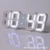 Reloj Digital LED 3D Inteligente Reloj Despertador Electrónico Transfronterizo Reloj de Pared para Sala de Estar Temperatura Interior