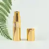 [Stock Disponible y Venta al por Menor] Botella de Perfume de Aluminio Brillante Multicolor de 5ml 10ml Botella Recargable Botella con Atomizador Botella Cosmética