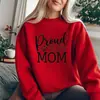 Sudadera de Cuello Redondo Mamá Rescatista Orgullosa Exportación Transfronteriza Amazon Al Por Mayor Una Pieza Producto de Temu Wish