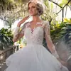 Vestido de Novia con Apliques de Encaje Amazon 2026 Estilo Nuevo V Profundo Sexy con Cola Simple y Elegante Vestido Ajustado para Primavera