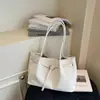 Bolsa Tote Casual de Ombro 2025 Outono e Inverno Novo Estilo de Mão Moda Grande Capacidade Bolsa Satchel de Trabalho Sacola