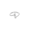 Anillo de Plata de Ley S925 con Letra Moda Elegante Lujo Accesible Diseño de Nicho Dedo Índice 2022 Nuevo Estilo Caliente de Moda