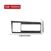 Adecuado para Toyota Highlander 08-13 juego completo de pegatinas decorativas para panel de elevación de vidrio para modificación interior de fibra de carbono