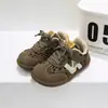 Novos Tênis de Algodão Estampa de Leopardo para Crianças Tênis Infantis Tênis para Meninos Sapatinhos de Bebê Sapatos de Bebê Quentes com Forro de Lã 3889