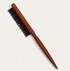 Pente Profissional de Madeira Pontiagudo para Salão de Beleza Feminino Combinação Três Fileiras Forma Fofa Massagem Cabelo Cacheado Pente de Alisamento Venda por Atacado
