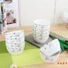 Tazón Cuadrado de Cerámica de 4.5 pulgadas Tazón para Arroz Tazón de Arroz para el Hogar Tazón para Sopa Tazón para Ensalada de Frutas de Hotel Nueva Porcelana de Hueso Buena Calidad