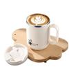 Taza de Acero Inoxidable 304 con Tapa, Taza de Leche Anticaídas para Estudiantes, Taza de Agua para Hombres y Mujeres, Popote, Taza de Café para Oficina, Transfronterizo