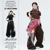Ropa para Niñas de Jazz Danza Moderna Fresca Ropa de Práctica JAZZ para Niños Disfraz de Performance de Street Dance Infantil Atuendo de Moda para Niñas