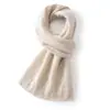 Nova coleção outono e inverno: cachecol feminino 100% cashmere puro, com design de tricô xadrez, à prova de vento e resistente ao frio, moderno e versátil
