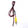 Lote directo de fábrica de línea de conexión de subcaja de audio de 1.5 metros línea roja y negra cabeza plana única línea de audio RCA