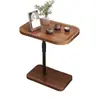 Mesa lateral de sofá de altura ajustable para uso doméstico, mesa lateral pequeña móvil para sala de estar, mesita de noche simple para dormitorio, mesita de café pequeña para personas perezosas