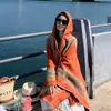 Chal bohemio, capa exótica para mujer, adecuada para viajes a Xinjiang, excursiones por la pradera y sesiones de fotos, capa exterior de estilo étnico