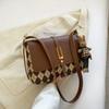 2024 Nova Chegada Bolsa Moda Retro Bolsa Nova Romboide Ombro Único Portátil Pequeno Quadrado Bolsa Textura Popular Bolsa Axila