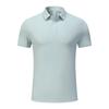 Polo de Secagem Rápida para Exterior Masculina Roupa de Trabalho Urbana Caminhada Montanhismo Top Esportivo Respirável Antiamarrotamento Casual Manga Curta