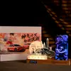 Presentes Criativos para Aniversário de Empresa Luminária Noturna de Acrílico Enfeites Luminosos Lembranças de Formatura Universitária