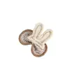 Café con Leche Otoñal Orejas de Conejo Malla Cisne Lazo Decorativo DIY Ropa Infantil Accesorios para Pantimedias Accesorios de Yiwu